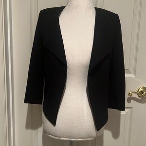 7 For All Mankind black asymmetrical blazer